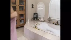 Ice babe Isabel sucks huge cocks and takes anal