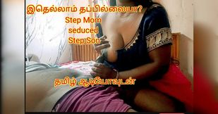 Step son seduced by step mom when he found out her extra marital affairs  - full tamil audio with real moaning