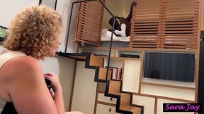 White MILF Sara Jay gets pounded by big black cock