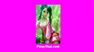 Skinny Asian girl gets her face and mouth flooded with plumber's huge white load