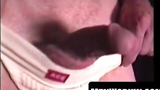 Hairiest Guy Ever - Unshaven Man Jerks Off With Mustachio And Big Load