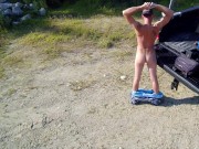Drone Caught Me Spewing Jizz Naked On My Truck