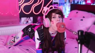 วัยรุ่น dva cosplayer ได้ เธอ แน่ จิ๋ม ระยำ โดย เชี่ยเอ้ย เครื่อง