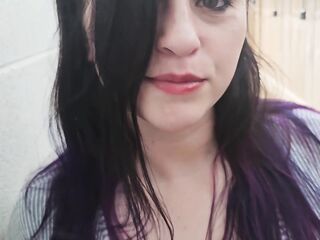 POV Smokin' Sexy Neighbour Begins Masturbating in Front of Me