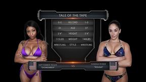 sheena ryder vs september reign female wrestling