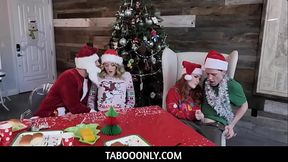 TabooOnly  -  Perv Fam Doing Orgy in Christmas - Charlotte Sins - Summer Hart