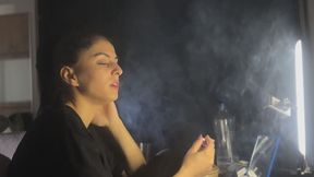 SMOKING LOVE FAST NOSE EXHALES