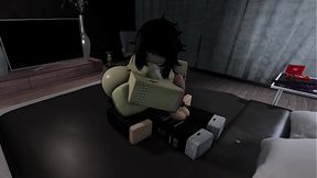 Tomoko accepts deepthroated and ridden hard on Roblox