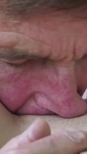 The most tasty 18 years old pussy this grandpa had sex with   Clip 2