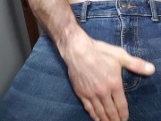 Hot wank before work with juicy cumshot