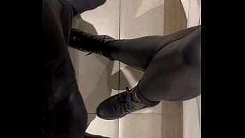 Ballbusting POV boots