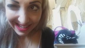you are a pervert! you get excited by sniffing our step grandma s underwear!