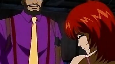 Kinky anime couple gets tied up and punished with BDSM hentai action