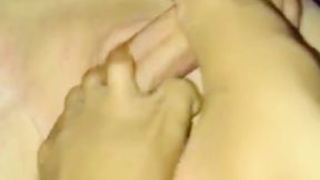 Feisty female dominates bestie's feet - oil and dry