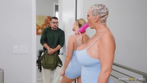Attractive cougar bombshells hot adult clip