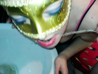 Delicious urinal????smiling and passive...