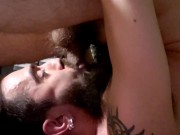 Hairy College Stud Sucks His Own Dick - Teaser