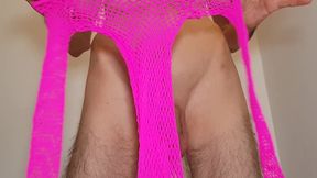 Fishnet Pink Dress -Couldn't Wait- Try On