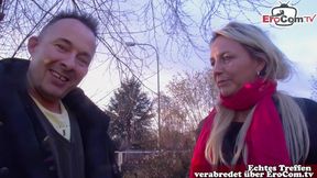 blonde frau aus der nachbarschaft angeflirtet und gevögelt