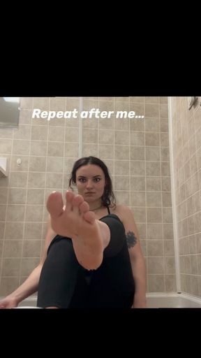 Gooning for Feet