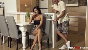 Super Horny Wife Fucks Husband's Best Friend in Hot Cheating Session