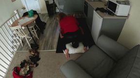 Ballbusting sub for the first time