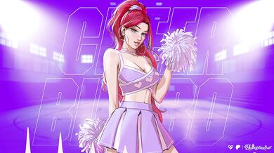 Ditzy Cheerleader Guzzles Worships Your Throbbing Cock Balls Public Risk