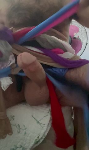 Stiff Prick and pantyhose collection horny fun