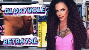 GLORYHOLE BETRAYAL - Suck Strange Cocks While Shes At Home