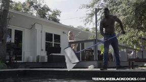 Big ass babe Azalea Stone rides hard BBC like never before