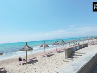This dude screws me in El Arenal, Mallorca. The chambermaid disturbs us, but he continues to bang me. Vlog