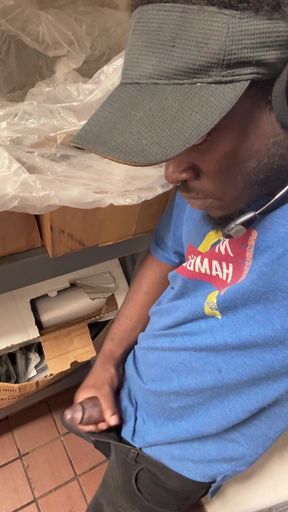 Captivating moment from &quot;NSFW Me Being Very Naughty At Work And Almost Got Caught Pt3 Dis Where I Nut And Almost Got Caught&hellip;&quot;