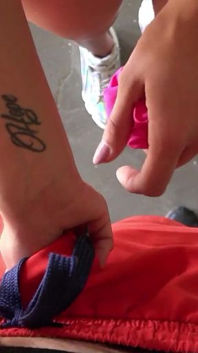 German Scout - Small Tits Fitness Model Mina K Seduce to Casting Fuck at Lost Place Berlin