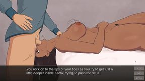 Korra & Friends Get Facial Fun With Big Anime Boobs & Nipple Fucking
