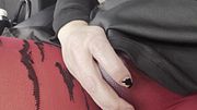 Goth bbw squirting in her stockings