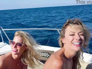 Shalina Devine Candee Licious Boat 3some Creampie Gulp