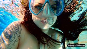 Aquaphilias- Harley Jayde Naughty Jinjer- Nude swim and flirt