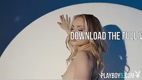 Seductive blonde OLDER WOMAN Anna Claire Clouds shows off her giant backside in a Playboy