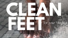 Soapy Foot Bliss: An Intimate Shower Experience