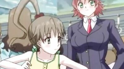 Watch these kinky anime babes squirt and orgasm in a hardcore train orgy