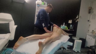 I came to the masseur, after a short massage he took care of my hole and brought me to orgasm