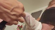 bigtits fetish wife play whit nylon cock