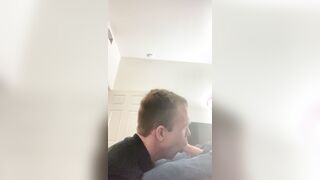 Practising deep throat