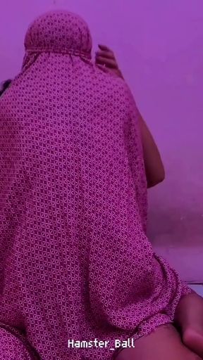 Key moment from "Public! The Big Tits Feel My Big Cock Behind the Mosque Until She Moans Loudly"