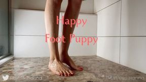 Happy Foot Puppy