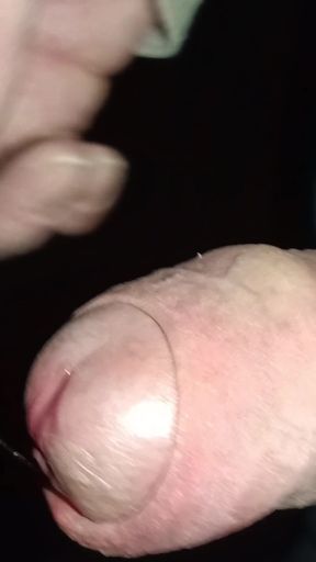 Night Time Cruising, Big Uncut Cock Wanking and Cumming in the Woods - Rockard Stepdaddy