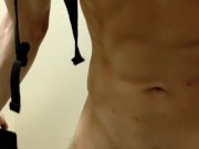 TikTok famous skater stroking HUGE COCK in school bathroom LEAKED