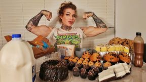 Everything chocolate food eating challenge 10000 calories