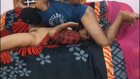 The wife gets angry with the busy husband, the husband then accepts the wife