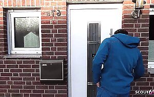 Cuckold husband caught german wife lara cumkitten and join in ffm 3some